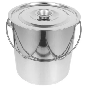 Bucket Mit Deckel Behandeln Kleiner Kohleeimer Behälter Für Asche - Bild 1 von 12