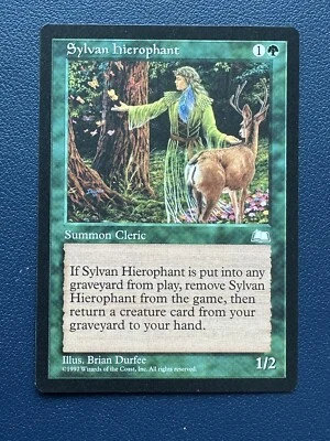 MTG Sylvan Hierophant Weatherlight Regular Uncommon - Image 1 of 2