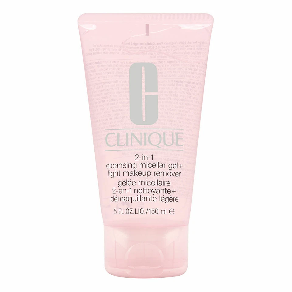 Clinique Gel Micelar Limpiador 2 en 1 + Desmaquillante Ligero 150 ml/5 oz Nuevo Foto 1 de 1