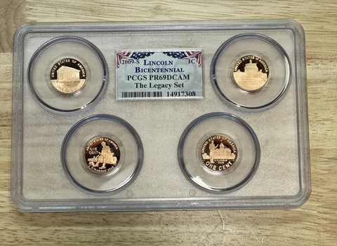 2009-S Lincoln Bicentennial The Legacy Set Deep Cameo Proofs  PCGS PR69DCAM Cover