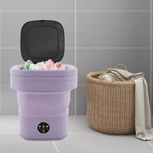 3 Modes 36W Portable Washing Machine Large Capacity 11L Travel Foldable Washer - Picture 1 of 14