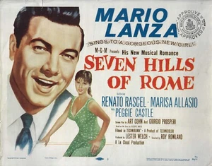 Seven Hills of Rome, 1958, Mario Lanza, Lobby Set - Picture 1 of 8
