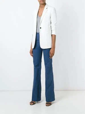 TORY BURCH Harbor Flared Cotton Trousers Pants Size 28 NWT $195 - Image 1 of 4