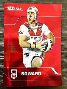 2013 NRL TRADERS 'PARALLEL SILVER' TRADING CARD - JAMIE SOWARD/DRAGONS - Picture 1 of 1