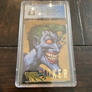 1995 Skybox DC Batman Master Series VILLAINS INSERT JOKER #10 CGC 8.5 Rare!!! - Picture 1 of 6