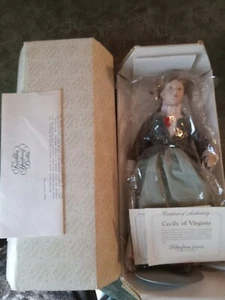 Franklin Heirloom Doll "Cecily of Virginia" - Picture 1 of 5