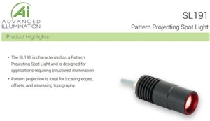 Vision system Hi power Led Lamp, SL191, Advanced Illumination - Picture 1 of 10