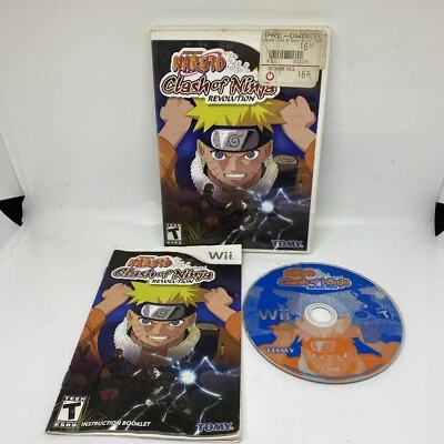 Naruto: Clash of Ninja Revolution (Nintendo Wii, 2007) CIB Complete w/ Manual - Image 1 of 4