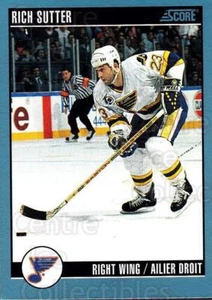 1992-93 Score Canadian #327 Rich Sutter - Picture 1 of 1