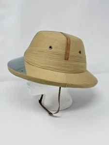 Safari Jungle Hat Helmet Made In India Size 6 7/8 Unisex Jumanji NWOT Costume - Picture 1 of 7