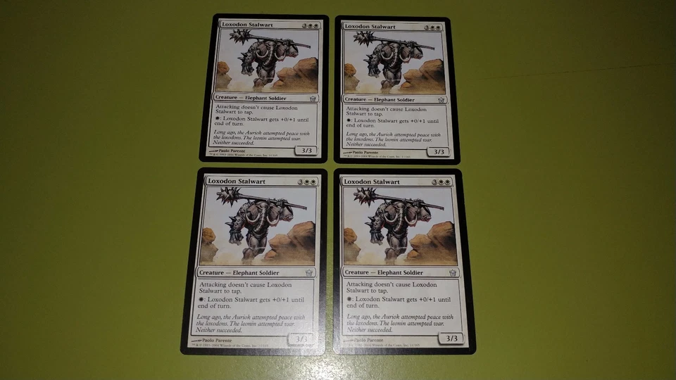 Loxodon Stalwart x4 - Fifth Dawn - Magic the Gathering MTG 4x Playset - Image 1 of 1