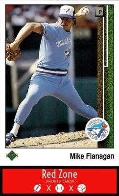 1989 Upper Deck - #385 Mike Flanagan NM Set Break. - Image 1 of 2