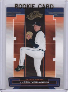 JUSTIN VERLANDER ROOKIE CARD Detroit Tigers 2005 Playoff Assoluto RC Astros! - Foto 1 di 2