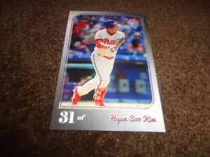 PHILLIES 2017 HYUN SOO KIM SCHEDA FOTOGRAFICA 4""X6"" SGA - Foto 1 di 1