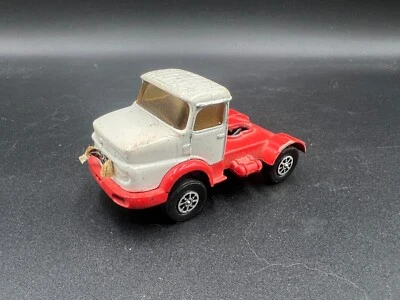 Corgi Juniors Vintage Mercedes Benz Truck Tractor White and Red - Image 1 of 4