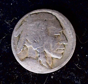 1913 P Büffel Nickel Hügel Typ 1 ohne Datum - Bild 1 von 4