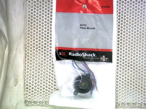 RadioShack 24VDC (6-28V) Piezo Buzzer 90db 273-0796 - Picture 1 of 2