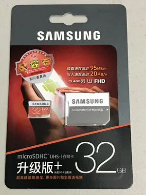 SAMSUNG EVO PLUS 32 GB Class10 UHS-1 MicroSDHC Micro SD Flash Memory Card 95MB/s - Image 1 of 4