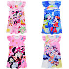 Mickey Friends Kids Girl Nightdress Nightgown Pajamas Sleepwear Sleeveless Gift