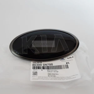 OEM Genuine Front Emblem "KIA" Black badge b for KIA Sportsge QL - Imagen 1 de 2