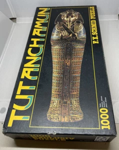 Vintage Puzzle Tutankhamun Egypt King Tut By F.X. Schmid 1000 Pcs. Unused - Picture 1 of 7