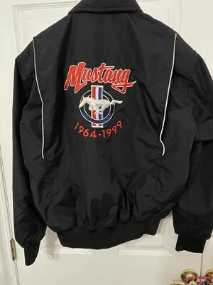 Vintage Crown 1999 Ford Mustang 35th Anniversary Jacket Men’s Medium Made In USA - Image 1 of 4