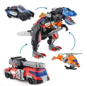 Rescue Rex Vtech Switch & Go® 3-in-1 T-Rex Dinosaurier Multi-Fahrzeug Alter 4-8 - Bild 1 von 11
