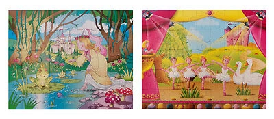 Grafix Ragazze Fiaba Puzzle Cigno Lago & Rana Prince 45 Pezzi Famiglia - Immagine 1 di 4