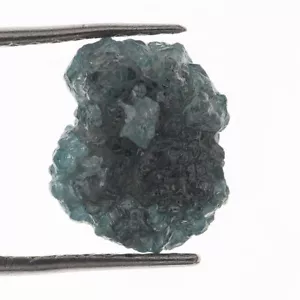 Diamante grezzo blu naturale sciolto 1,36x8,36x4,73 mm 2,07 carati blu scuro - Foto 1 di 2