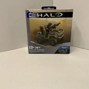 MEGA Halo Fleetcom Mongoose ATV Vehicle & Micro Action Figure (79 Pieces) - Picture 1 of 2