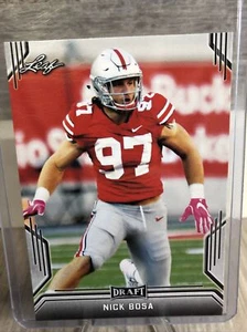 2019 Leaf Draft Nick Bosa Rookie Card No.59 - Picture 1 of 6