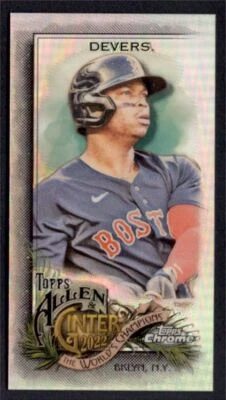 RAFAEL DEVERS 2022 Topps Allen & Ginter Chrome Mini Refractor Card #46 Boston - Image 1 of 2