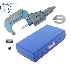 0,00005" 1-2" Digitale Elektronische Außen Mikrometer Hartmetallspitze 25-50mm IP65 - Bild 1 von 12