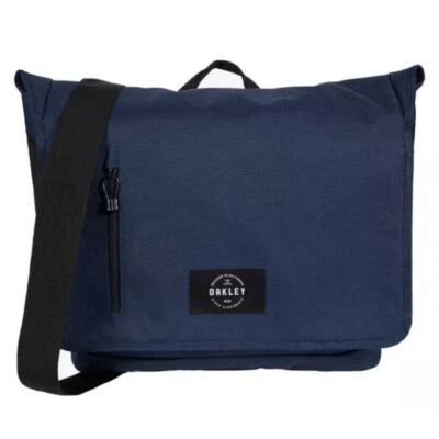Bolso mensajero Oakley desde 1975 azul viaje aventura portátil Foto 1 de 4