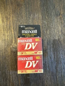 Maxell Mini DV 2 Pack Cassette de Video Digital en Blanco 60 Min Nuevo Sellado - Imagen 1 de 1
