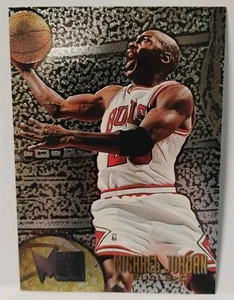 1995-96 Fleer Metal Michael Jordan Silver Spotlight #13 Chicago Bulls NM-MINT  - Bild 1 von 7