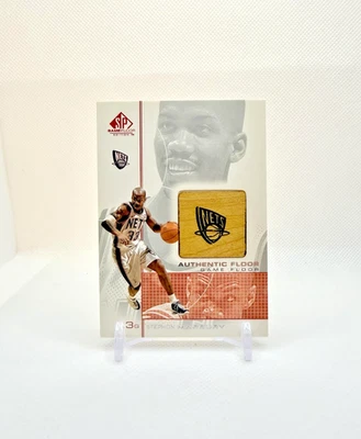 STEPHON MARBURY AUTHENTIC FLOOR — 2000-01 Upper Deck SP Game Floor #SM2 NJ Nets - Image 1 of 2