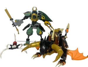 Lego Ninjago Mech Paquete 71782 y 71750 Lloyds Hydra Mech & Cole's Earth Dragon - Imagen 1 de 9