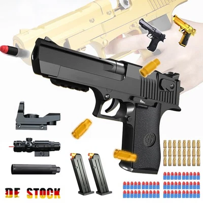 Spielzeug Pistole Kinder Waffe Spiel 2 Magazin Zielvorrichtung Spielzeugpistole - Bild 1 von 4