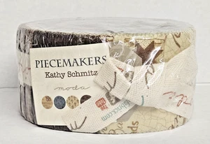 Moda PIECEMAKERS Kathy Schmitz JELLY ROLL Quilt Fabric Cotton Strips HTF New OOP - Picture 1 of 3