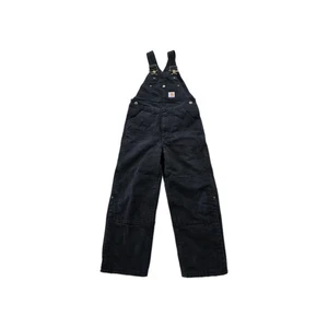 Carhartt  Size 7 Youth Insulated Overalls Work Outdoor Quilted  Winter Boys Girl - Picture 1 of 6