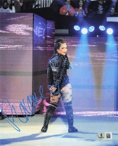Foto autógrafa firmada por Roxanne Pérez WWE 8x10 Beckett BAS Judgment Day - Imagen 1 de 1