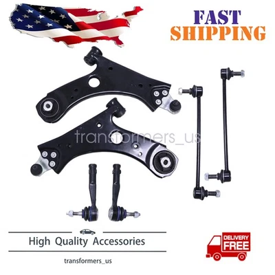 Front Lower Control Arms Kit For 2016-2019 Fiat 500X 2015-2018 Jeep Renegade - Image 1 of 4