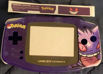 Gengar Pokemon Complete Full Shell Kit Game Boy Advance Housing GBA New - Image 1 of 3