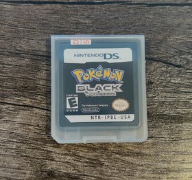NDS Pokemon Black Game Card (Nintendo DS, 20011) for NDS/DS/3DS/DSi Very Good