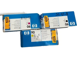 Original HP 90 Schwarz Druckkopf & Reiniger Designjet 4000 4000 4500ps 4500mfp - Bild 1 von 2