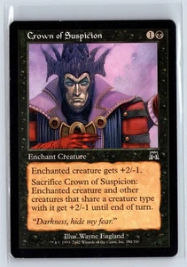 (4x) CROWN OF SUSPICION - Onslaught – MTG Magic the Gathering Card - Common - Picture 1 of 6
