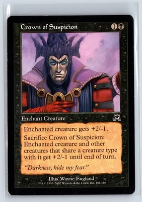(4x) CROWN OF SUSPICION - Onslaught – MTG Magic the Gathering Card - Common - Image 1 of 4