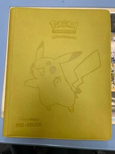Pokemon Pikachu Binder 9 Pocket NEW Unofficial - Picture 1 of 4