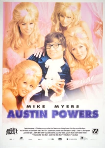 AUSTIN POWERS INTERNATIONAL MAN OF MYSTERY Orig SLO movie poster 1997 MIKE MYERS - Picture 1 of 9